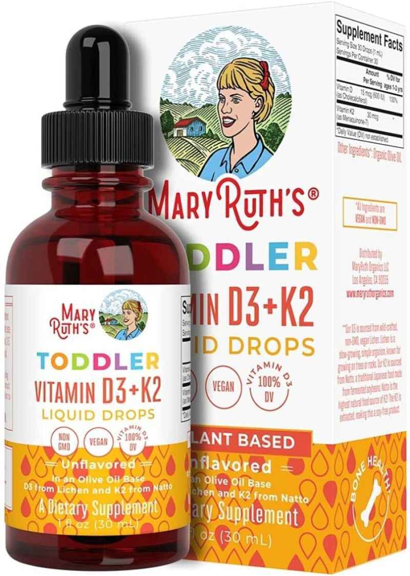 Jual Maryruthâ€™s Mary Ruthâ€™s Toddler Vitamin D3+k2 Liquid Drops