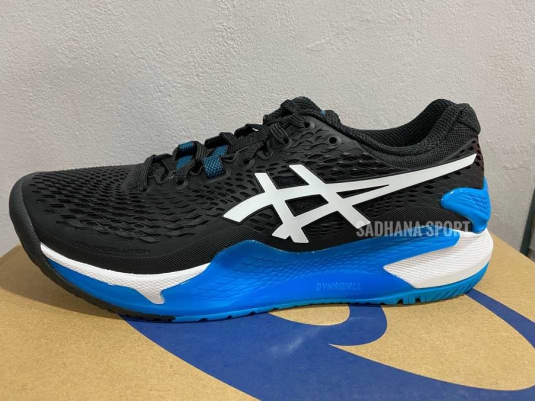 Jual Sepatu Tenis Asics Gel Resolution 9 Men Black/White di Seller SADHANA SPORT GO HEAD SPORT