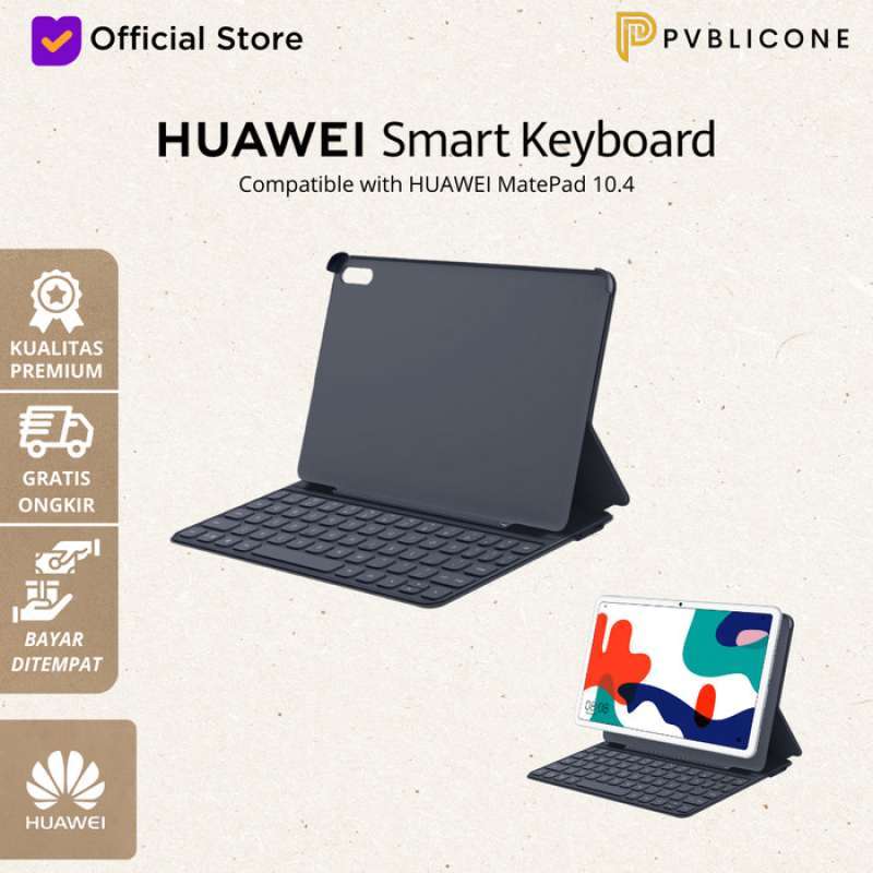 Jual Huawei Smart Keyboard Matepad 10.4 Book Cover Flip Stand Original