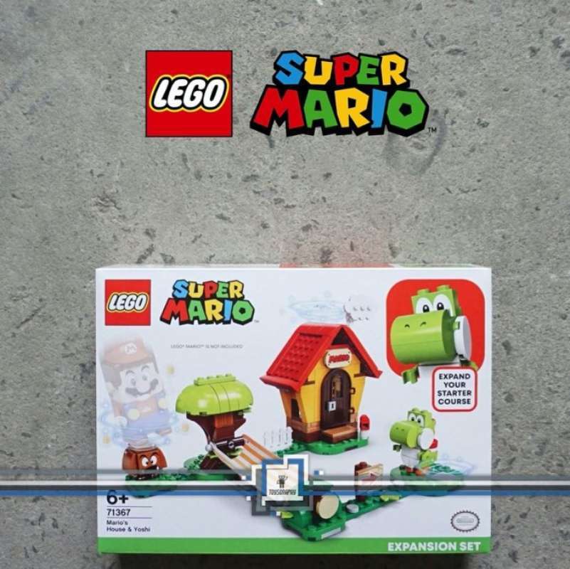 Jual LEGO Super Mario 71367 Mario House and Yoshi Expansion Set di Seller Toysgraphy Official 