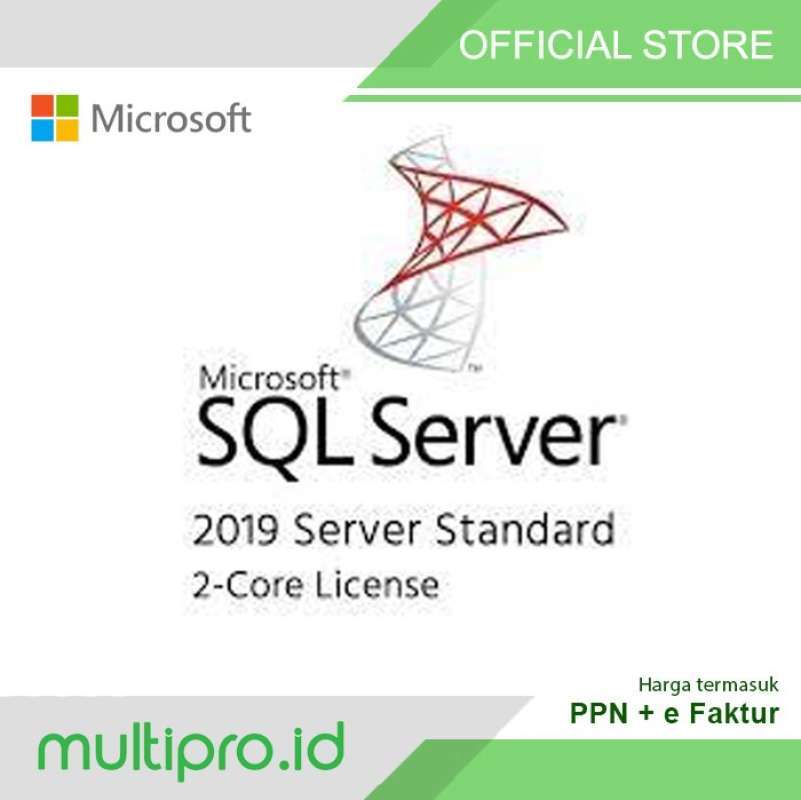 Jual Microsoft Sql Server 2019 Standard Core - 2 Core License ...
