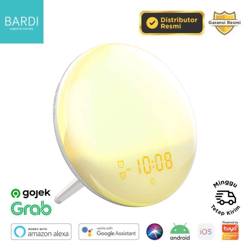 Digital Snooze Function Alarm Clock New Wake Up Light Clock Sunrise Sunset Light FM Function Alarm Clock for Daily Life
