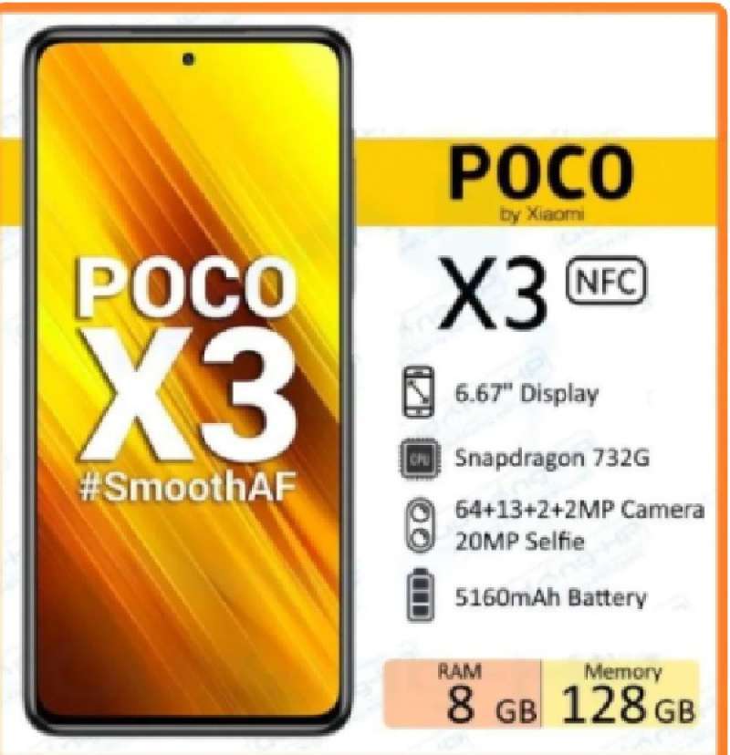 Jual Xiaomi Poco X3 NFC RAM 8/128GB GARANSI RESMI di Seller Indigo Mart ...
