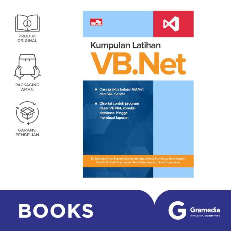 Jual kumpulan latihan vb net di seller gramedia official store kebon