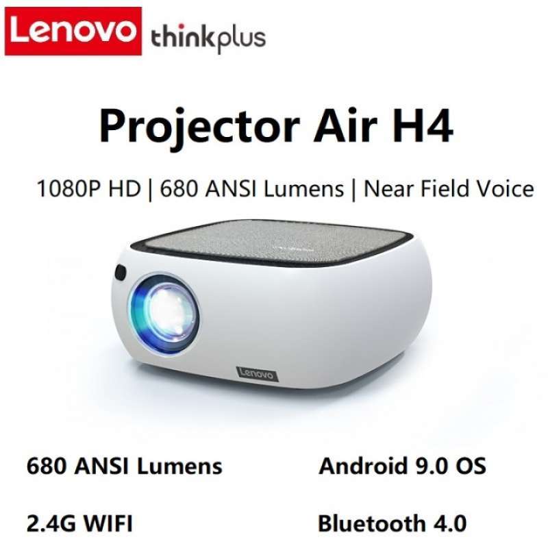 Jual Lenovo Thinkplus Projector Air H4 Proyektor Android 680 Ansi