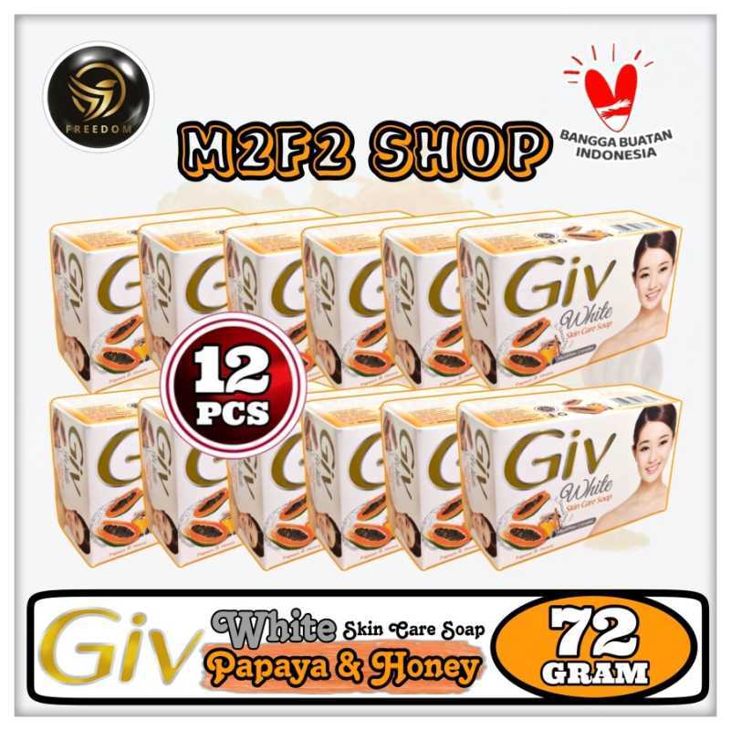 Promo Giv White Skin Care Sabun Mandi Batang Papaya & Honey 72 Gr