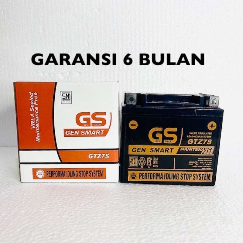 Promo Aki Motor Honda CBR 150 GTZ7S GS Accu Kering Diskon 23% di Seller