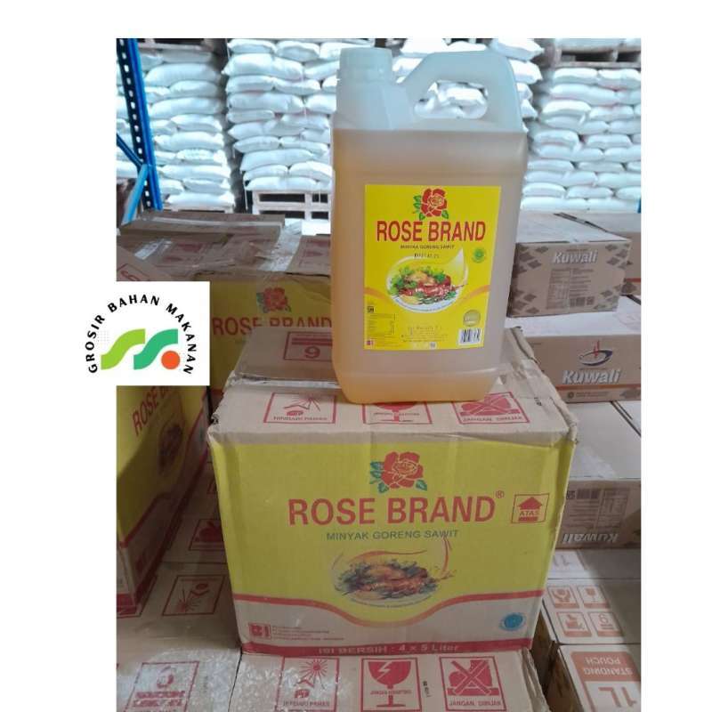 Jual MINYAK GORENG ROSEBRAND JERIGEN 5 LITER di Seller GROSIR BAHAN