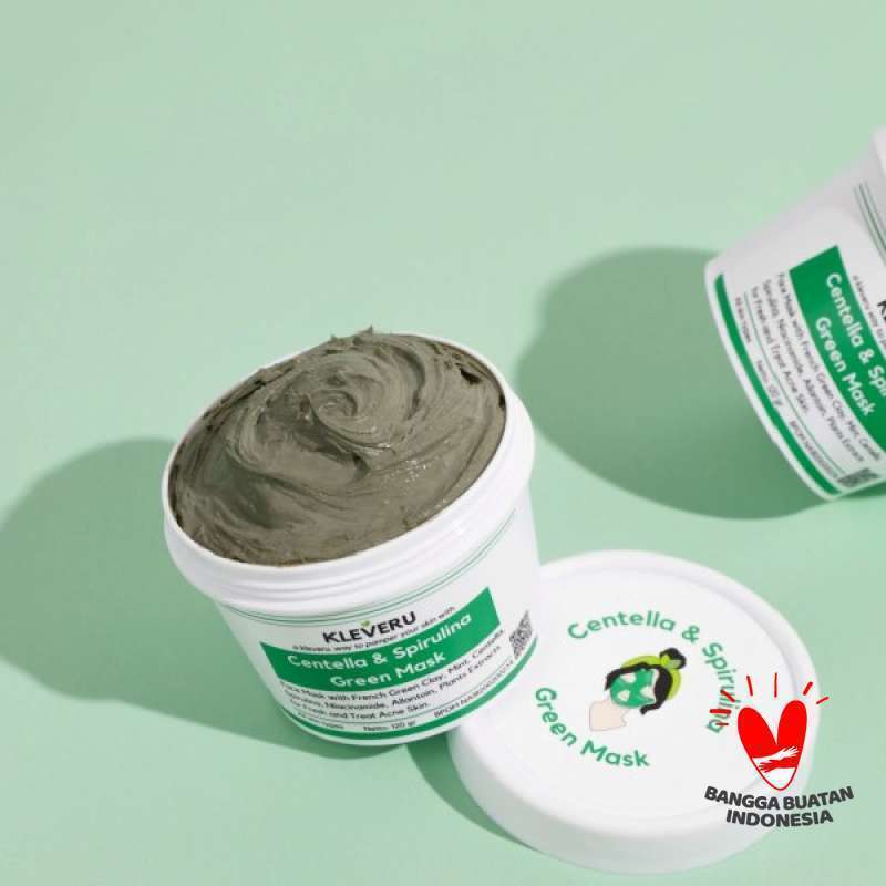 Jual Whs Kleveru Centella & Spirulina Green Mask Di Seller All In One