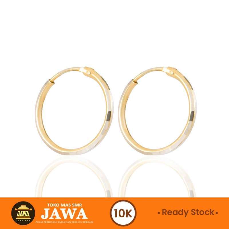 Jual Anting Emas Jipsy Polos Plainta Kadar 10k Toko Mas Jawa 0.50