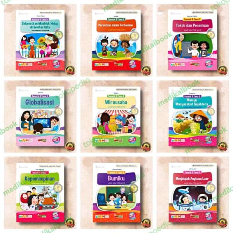 Jual Paket Tematik Platinum Kelas 6 Sd Tema 1 2 3 4 5 6 7 8 9 Hots Akm ...