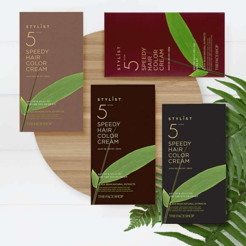 Promo The Face Shop Stylist 5 Minutes Speedy Hair Color Cream Cat