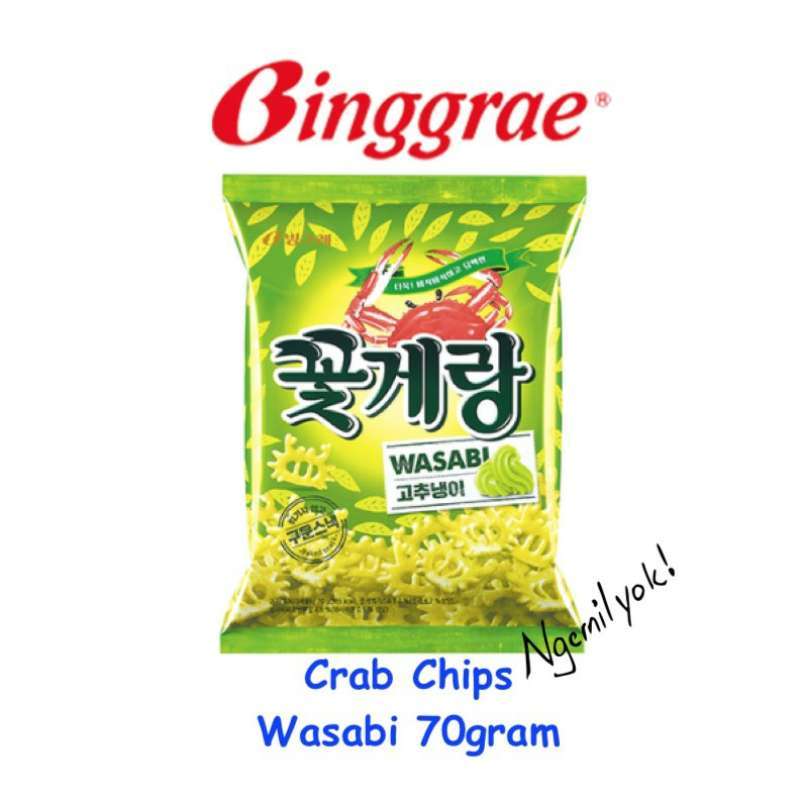 Jual Binggrae Crab Chips Wasabi [70 G] Di Seller Ngemil Yok Kebon