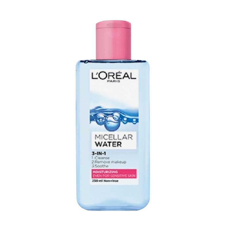 Jual L'Oreal Micellar Water Moisturizing - Pink [250 mL