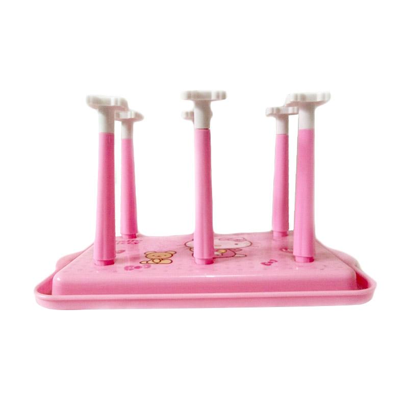 Jual Hello  Kitty  Cute HK Rak  Gelas Pink  White Online 