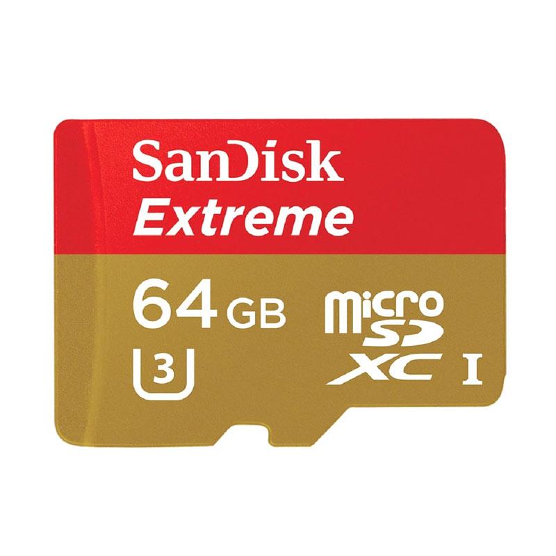Jual Sandisk Extreme Micro SD Memory Card [64GB/ 90Mbps] di Seller New