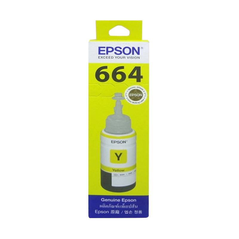 jual epson 664 t6644 original tinta printer yellow 70ml jual epson 664 t6644 original tinta printer yellow 70ml