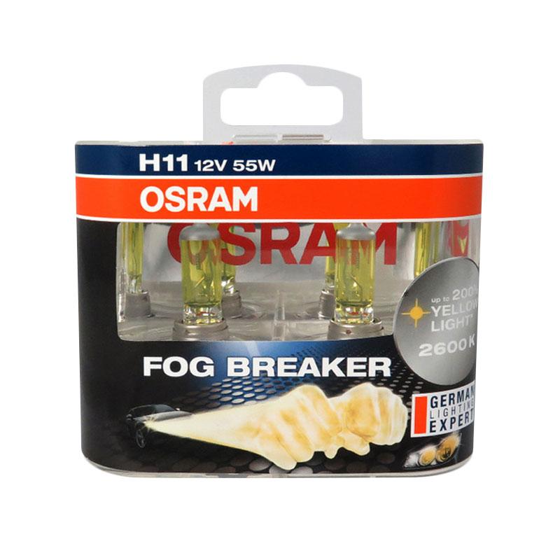 OSRAM Fog Breaker Halogenlampen – Gelbes Licht 2600K Für Nebelscheinwerfer