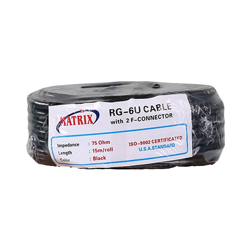 jual matrix kabel rg6 20 meter with konektor f for jual matrix kabel rg6 20 meter with konektor f for
