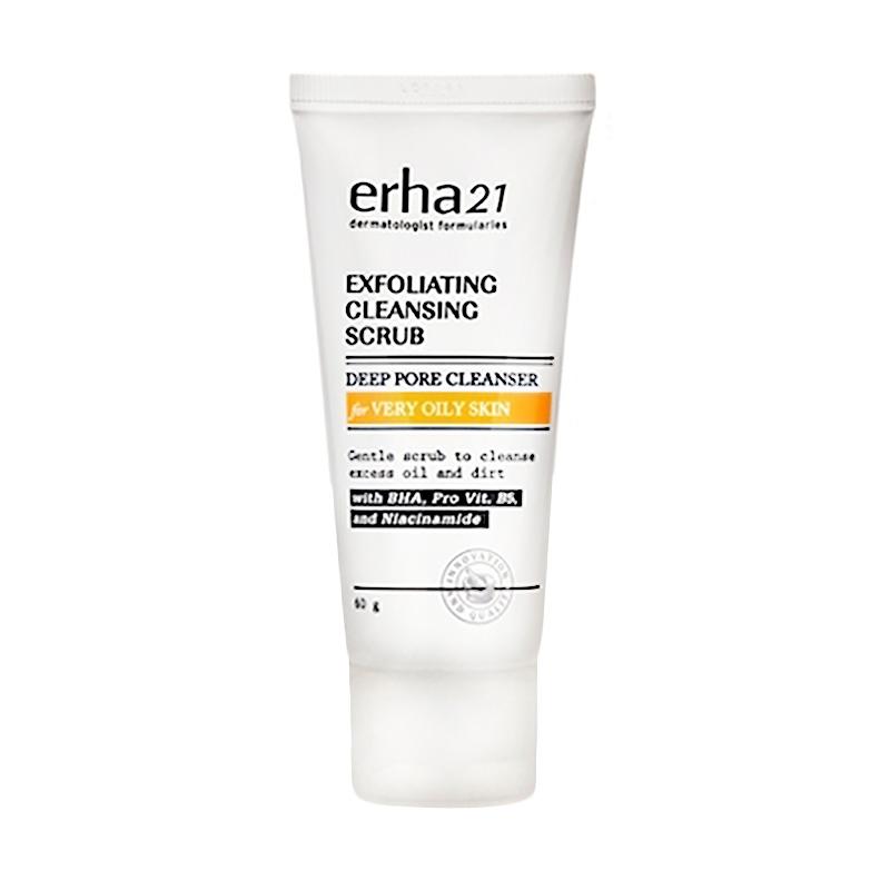 Скраб erha21. Exfoliating Cleanser. Clean exfoliate. Face Scrub Cleansing normal Skin b4.