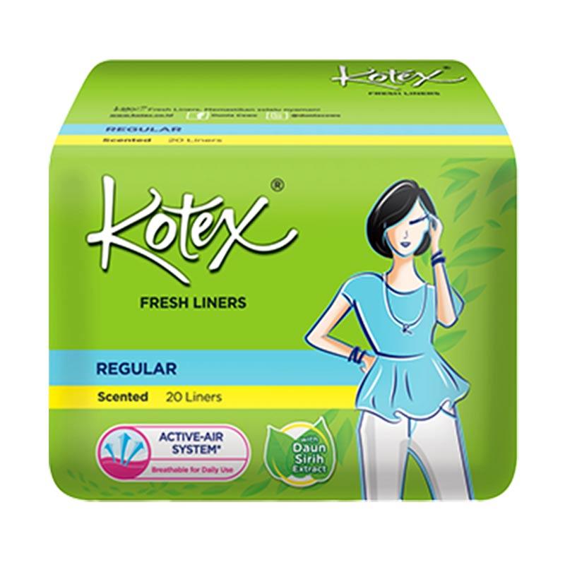 Jual Kotex Fresh Liner Betel Leaf Pantyliner [20 Pads