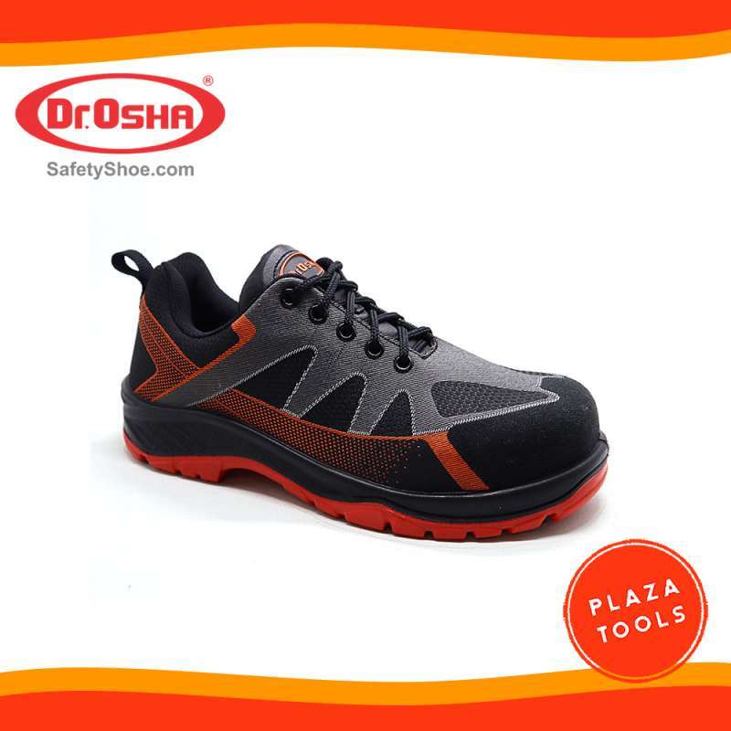 Jual Sepatu Safety Shoes Dr OSHA 9107 Wolfar Lace Up Kulit Ujung Besi