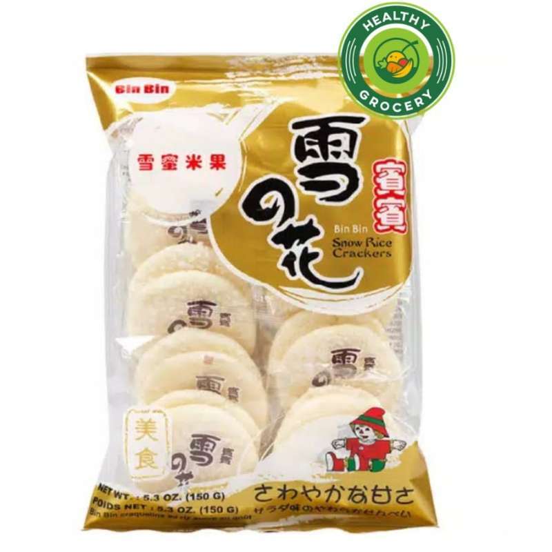 Jual BIN BIN Rice Crackers Snow Snack [5.3 OZ] di Seller healthygrocery Healthy Grocery Blibli