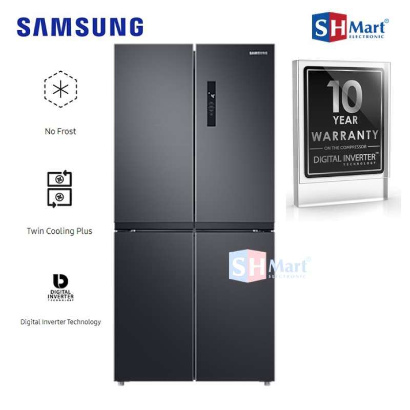 Promo SAMSUNG KULKAS 4 PINTU SIDE BY SIDE RF48A4000B4SE Multi Door with