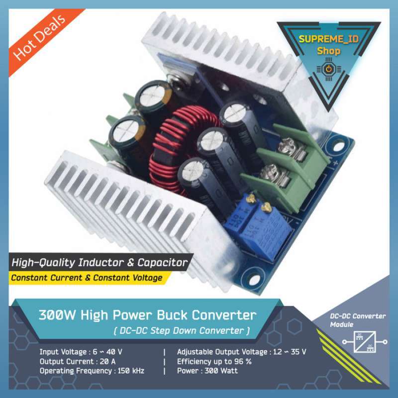 Jual 300w High Power Dcdc Step Down Buck Converter +constant Current