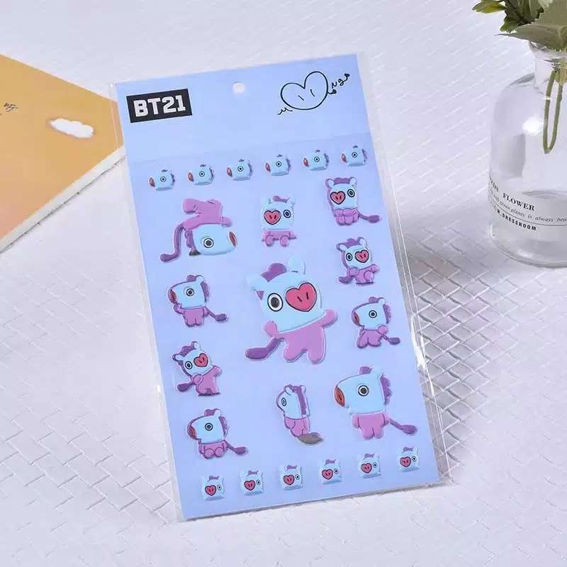 Jual OEM RB-C2 Stiker Bubble Kartun 3D Sticker untuk Handphone / Laptop ...