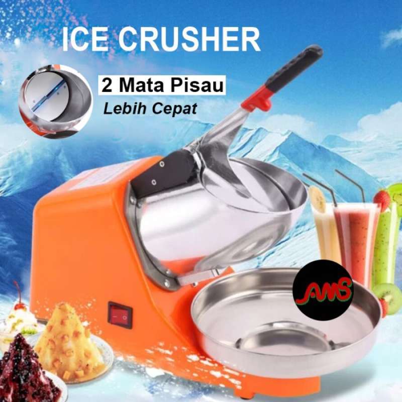 Jual Ice Crusher 2 Mata Pisau Mesin Penghancur ES Mesin ES Serut
