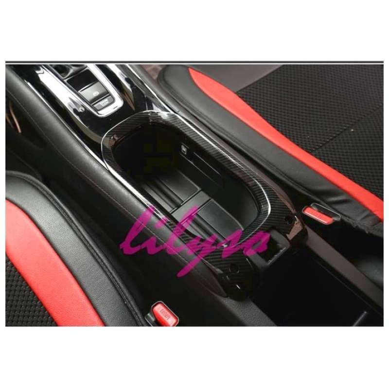 Jual Jual Honda Hrv Cover Cup Holder Carbon Abs di Seller skakotomall