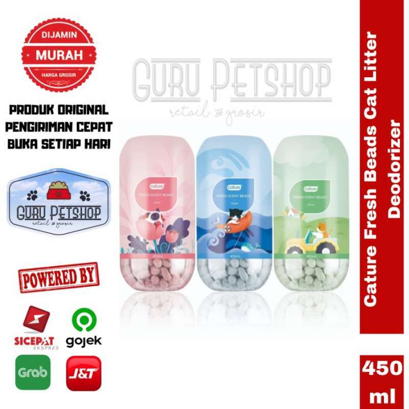 Jual Cature Just Sprinkle On Cat Litter OdorKill Anti Bacterial