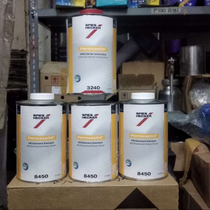 Jual 3.L set Clear coat spies hecker HS Diamond & Hardener VHS Exstra