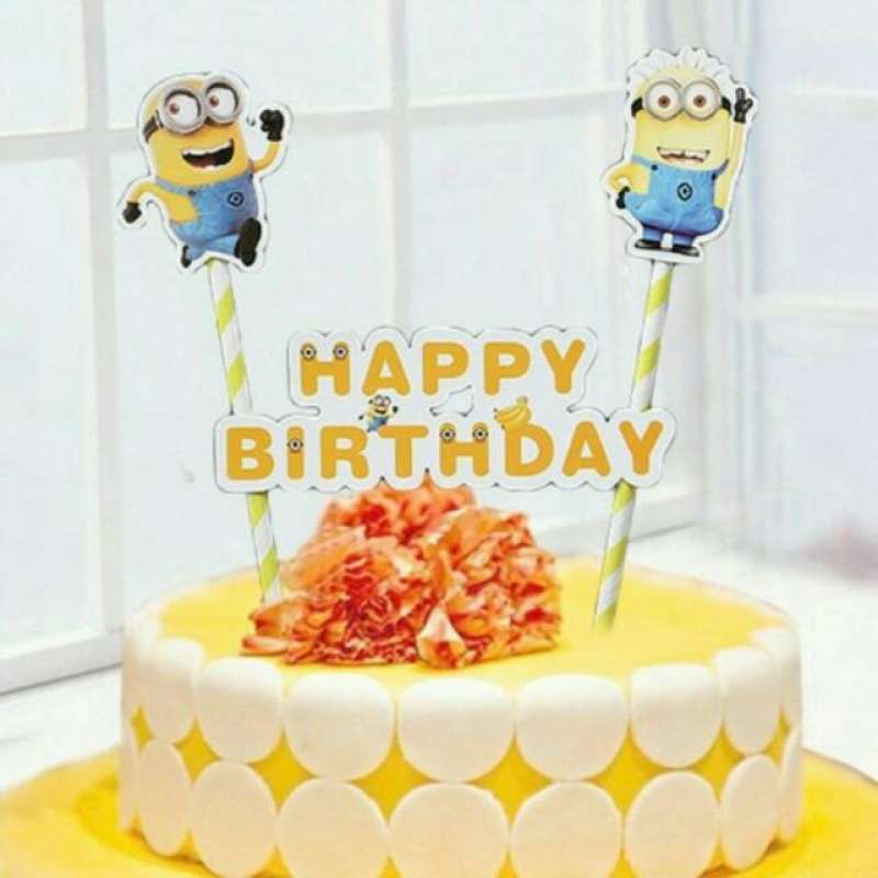 Jual Cake Topper Happy Birthday Minion Di Seller Pestaphoria Ploso jual-cake-topper-happy-birthday-minion-di-seller-pestaphoria-ploso