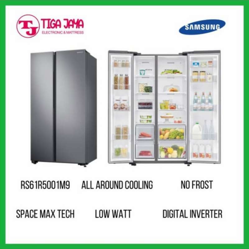 Jual Samsung Kulkas Rs61r5001m9 Kulkas Side By Side Inverter ...