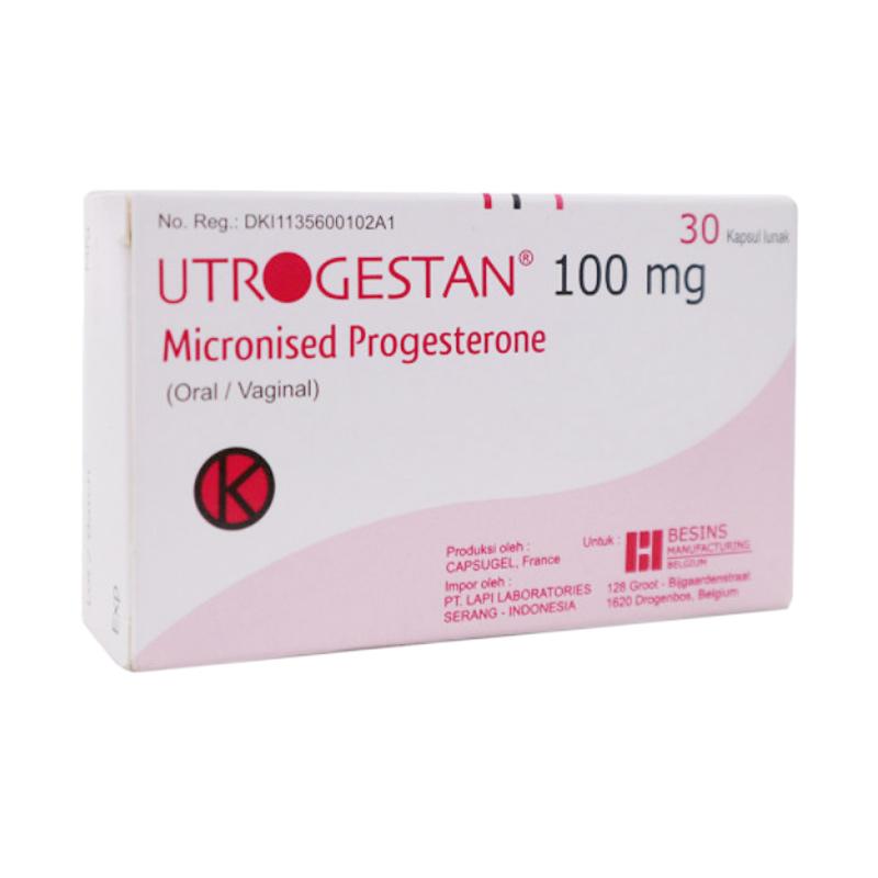 Jual Lapi Utrogestan 100 Obat [1 box 2 strip 30 capsul] di Seller Akbar ...