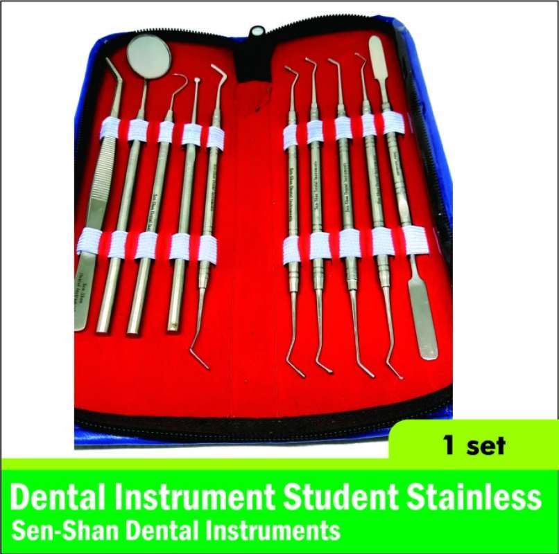 Promo Dental instrument kit diagnostic set instrument dasar Sen