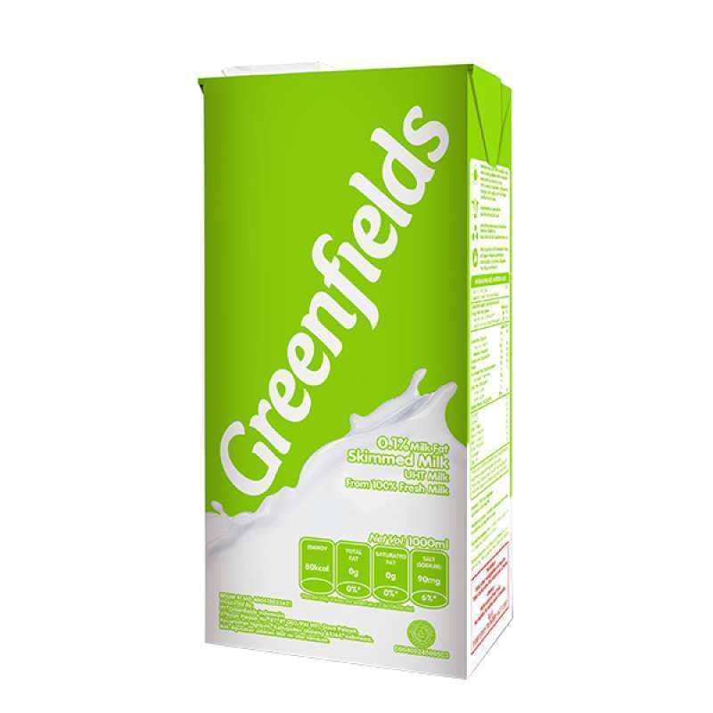 Jual GREENFIELD UHT SKIM 1000 ML di Seller SMARCO SUPERSTORE Sunggal