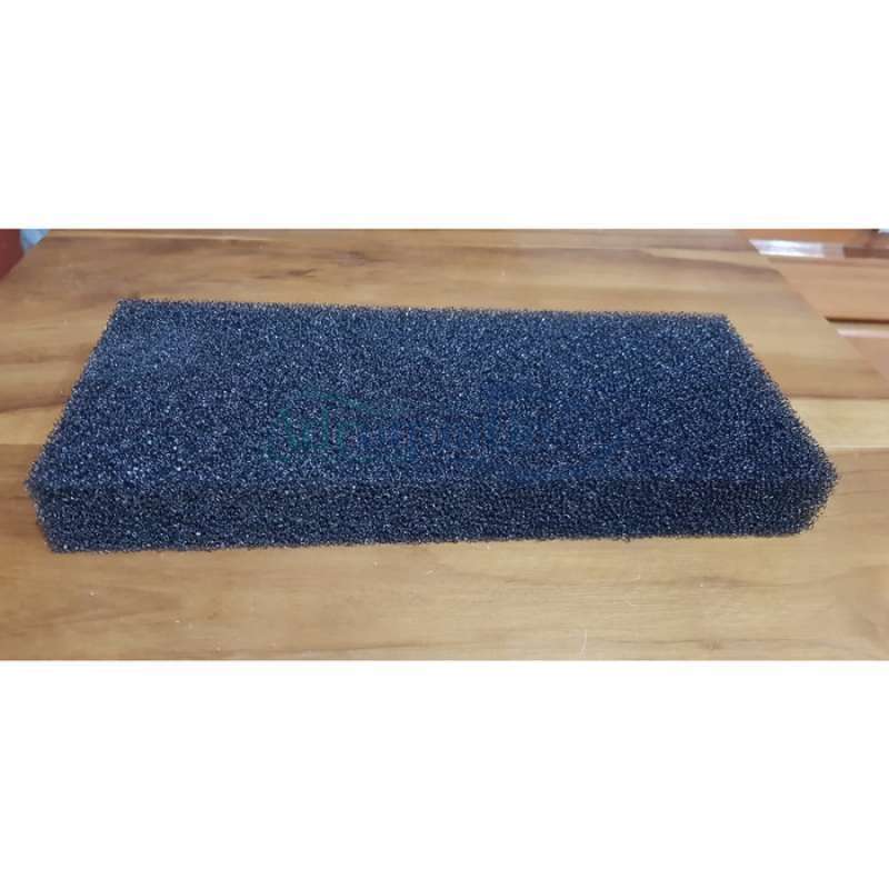Jual SPONGE BIO FILTER HITAM UK 25X10X2 CM FOAM MEDIA FILTER AQUARIUM