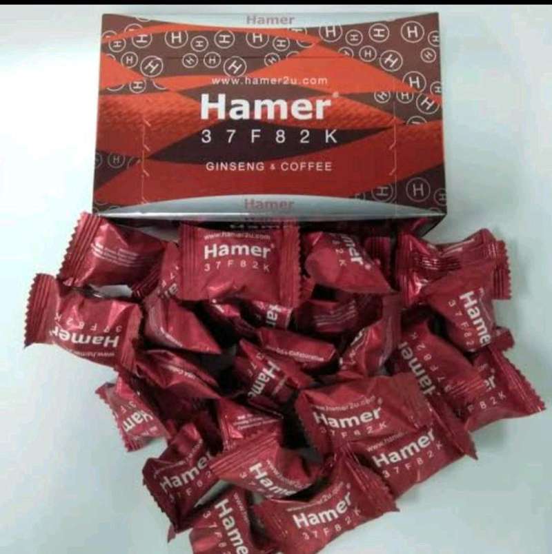 Jual Herbal Hamer Candy Original Permen Ginseng+Coffee Asli Isi 30pcs