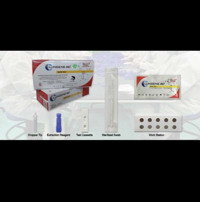 Promo Clungene Antigen Indonesia Harga Ecer 1 Kit Swab Nasal Diskon 33
