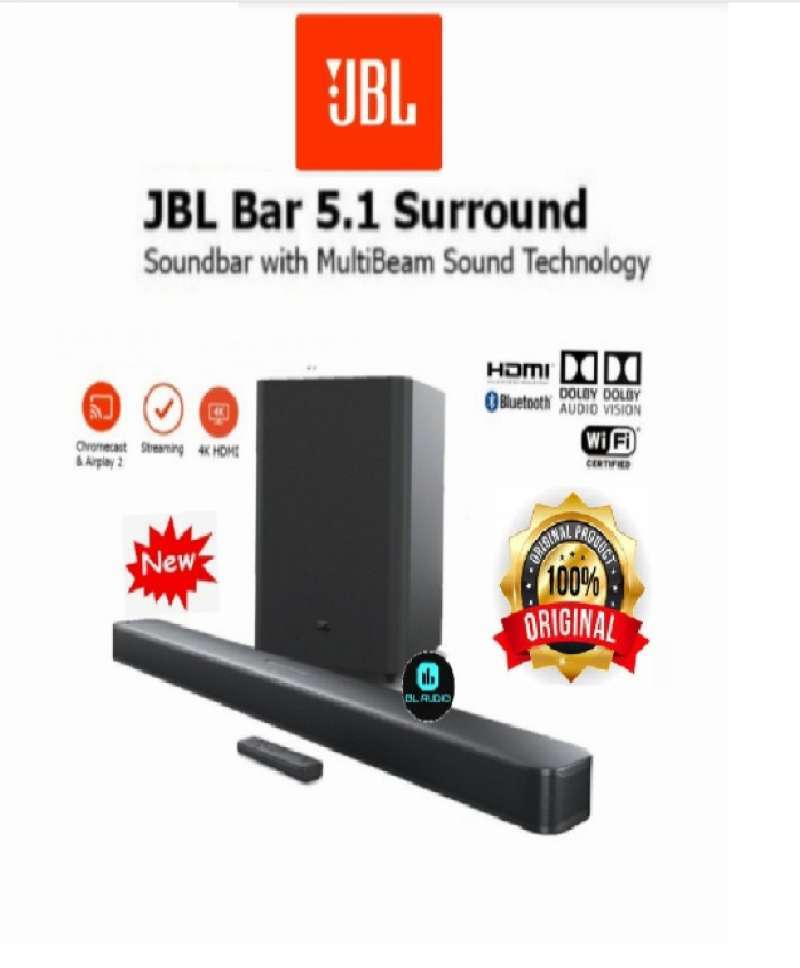 Jual JBL BAR 5.1 Suround Immersive Soundbar Multi Beam Tehnology di