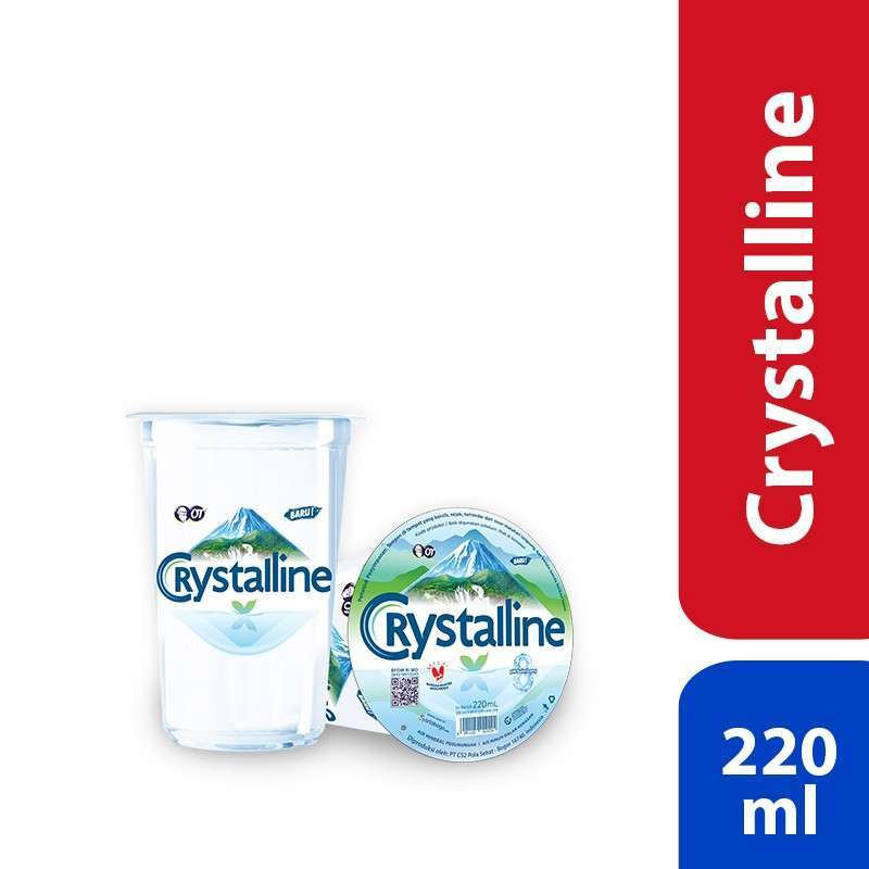 Promo Crystalin Mineral Water 220ml - [1 Karton Isi 48 Pcs] Diskon 17% ...