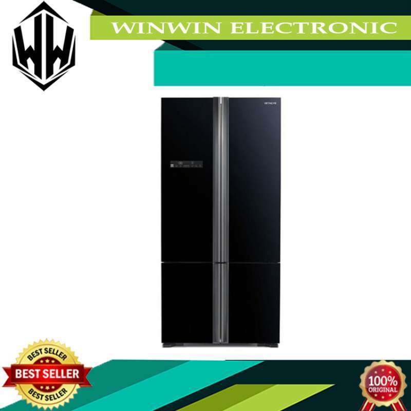 Jual Kulkas ( Refrigerator ) Hitachi Rwb80pgd5 Gbk 4 Door Rwb80pgd5
