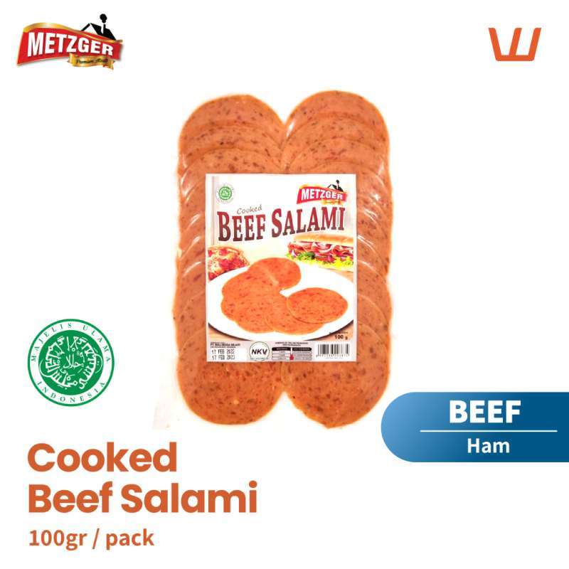 Jual Beef Salami 100gr Halal Metzger di Seller Wadaku Official Store Pakulonan, Kota Tangerang