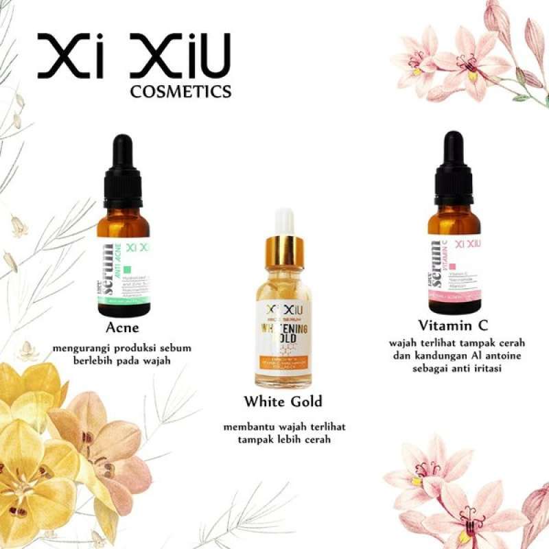 Promo Xiu Xiu Face Serum Vitamin C & Anti Acne Gold Xixiu Serum Wajah