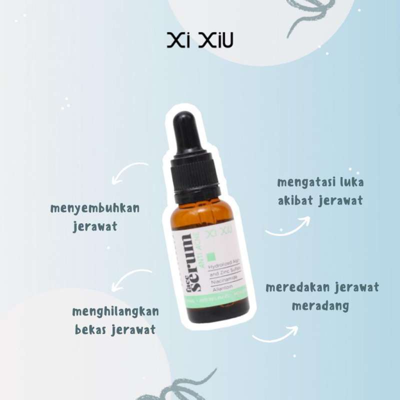 Promo Xiu Xiu Face Serum Vitamin C & Anti Acne Gold Xixiu Serum Wajah