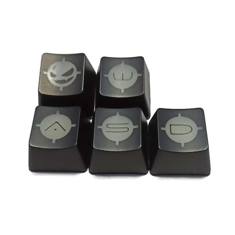 Jual Char 5pcs Abs Keycap Mechanics Keyboard Keycap Small Devil Keycaps ...