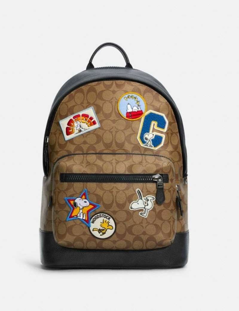 Jual (ORIGINAL100)Coach Backpack West Peanuts snoopy di Seller Firdaus